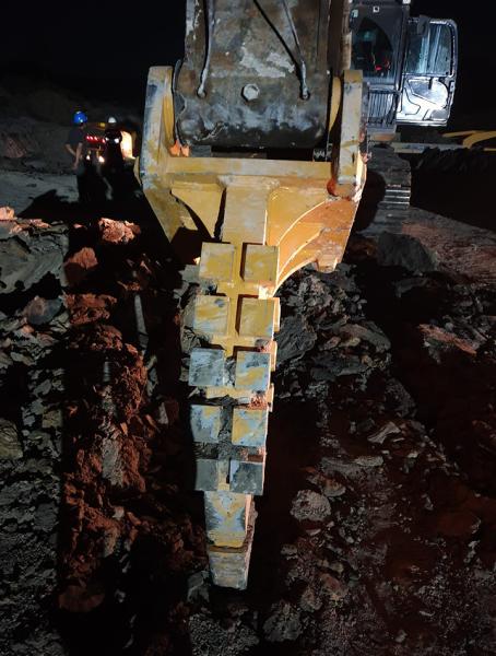 Custom Heavy Duty Ripper for 21 Tons Heavy Duty Rock Arm For Excavator SY500 SY550 EC480 in Malaysia Indonesia