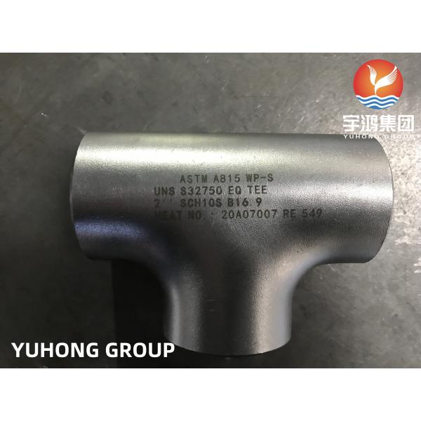 Stainless Steel Super Duplex A815 UNS S32750 Tee / Elbow Butt Weld Fitting