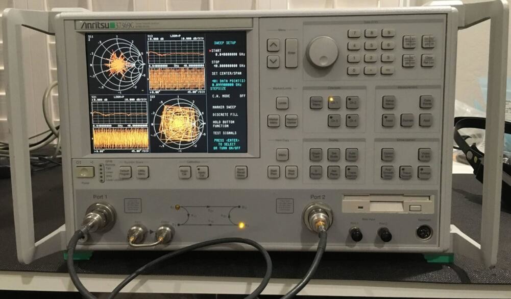 Анализатор сети вектора Multiport Anritsu 37369C 40 MHz к 40 GHz испытательного оборудования