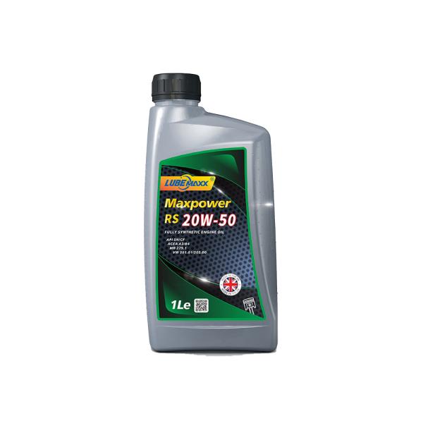 Maxpower RS SAE 20W-50 Fully Synthetic Engine Oils For Passenger Cars