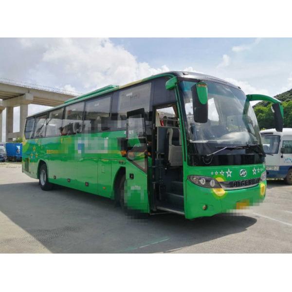 LHD 2015 Year Used King Long Coaches , 51 Seats Old Coach Bus 38000km Mileage