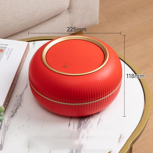 Mini Desktop Household Wholesale Small Plastic Storage Basket Paper Basket Waste Container with Cover