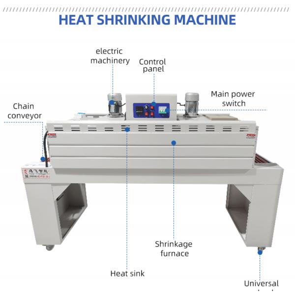 450L Automatic L Type Sealing Shrink Luggage Wrapping Machine for Customer Requirements