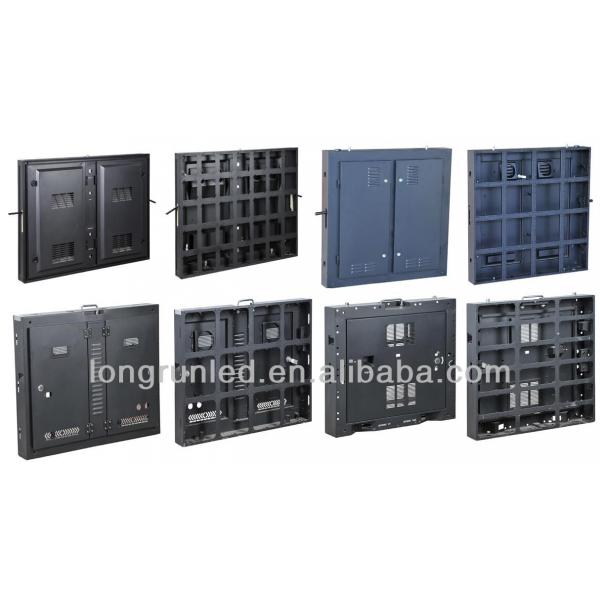 Сборка облегченного напольного экрана СИД P10 арендная высокая серая быстрая