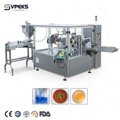 25-60 Bag/Min Automatic Pouch Filling Machine 10-1500g