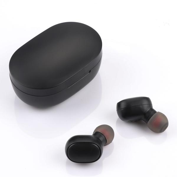 Tws True Wireless Stereo Earphones 300mah Battery Portable Media Player Logo Custom