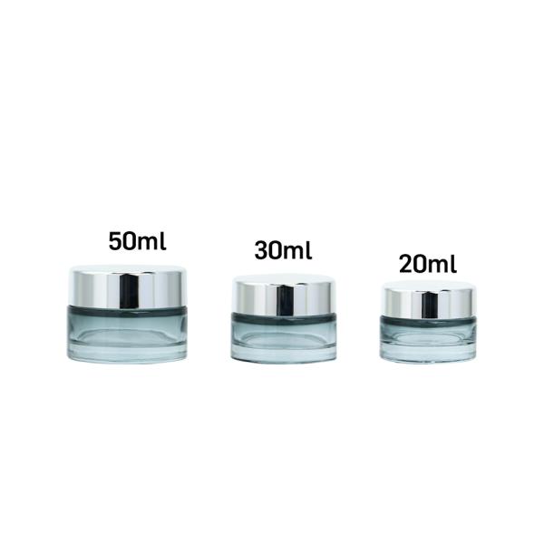 Customizable Glass Cosmetic Bottle for Lotion Cream Serum