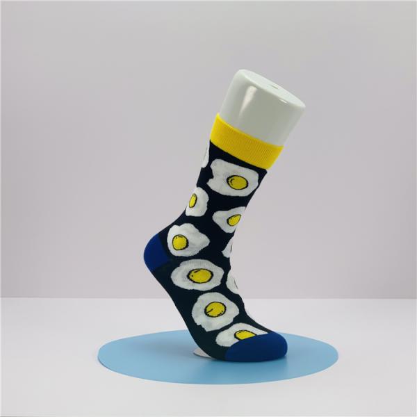 Standard Thickness Cherry Print Socks Unisex 3D Digital Casual for Designer Sock
