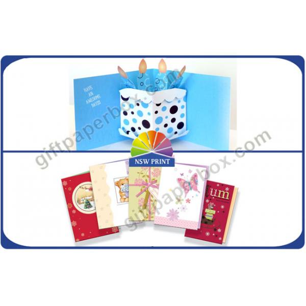 Хлопните вверх поздравительные открытки именниного пирога изготовленные на заказ, Принтабле поздравительные открытки