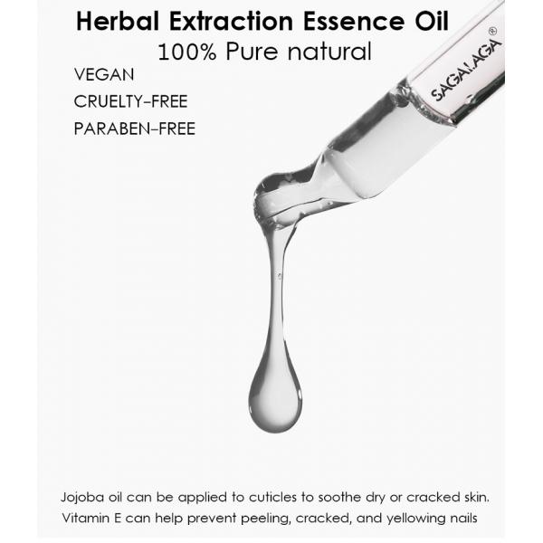 MSDS Certified Scentless Cuticle Oil with Vitamin E and Vitamin B Healthy Formulate Private Label Sagalaga Natural Nails
