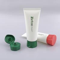 Round Skincare Tube Packaging Customized Lotion Tubes With Flip Top Caps
