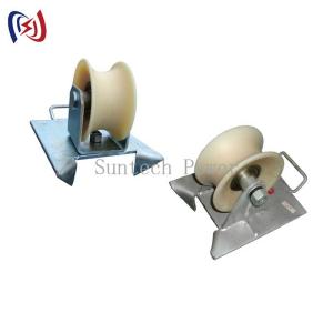 Cable Pithead Roller with 10-20KN Rated Load for 80-160mm Cable Diameter in