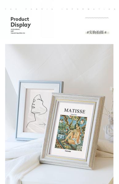 Creative Hollow Combination Small Picture Frames Custom Logo MDF Wooden Triptych Frame