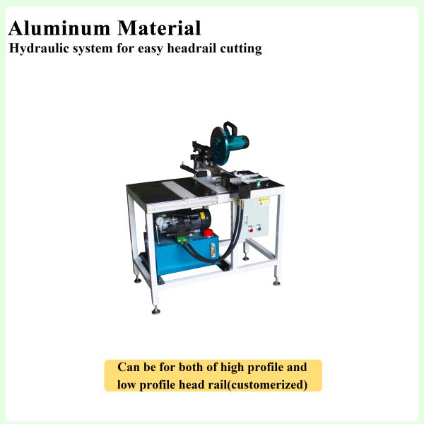 Modified Cold Blade Cutting and Head Rail Hydraulic Cutting Bamboo/Wooden Venetian Blind Modify Machine