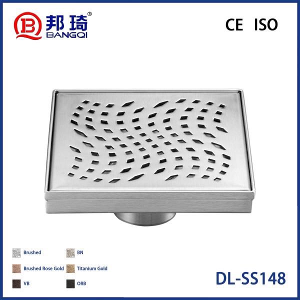DL-SS148 Drainage de plancher en acier inoxydable européen