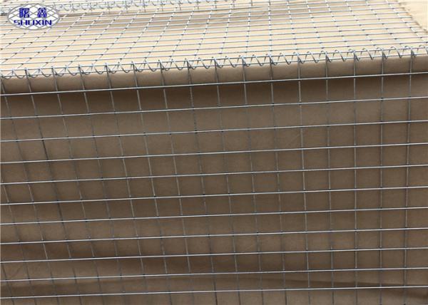 HDP Galvanized HESCO Barrier with Military Grenn color used for Flood retaining Wall