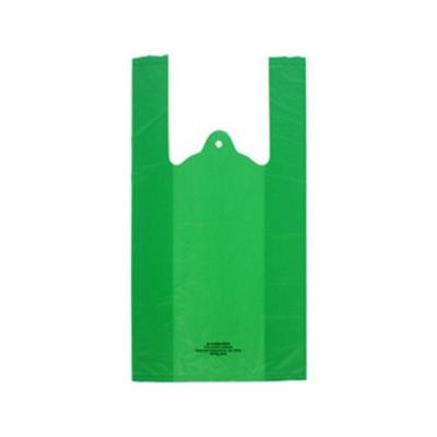 Bio Based Disposable Pet Waste Bags , Green T Shirt Plastic Bags LF-PET-004