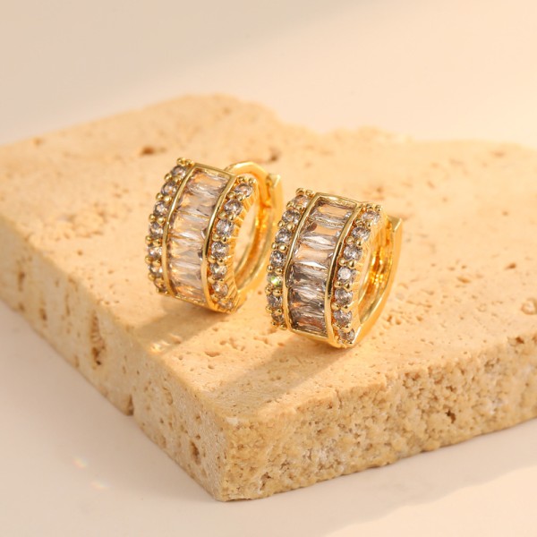 Multi Shape 14K Gold Plated Sow Shape Evil Eye Ear Buckles Earrings Jewelries for Jewelry Earrings
