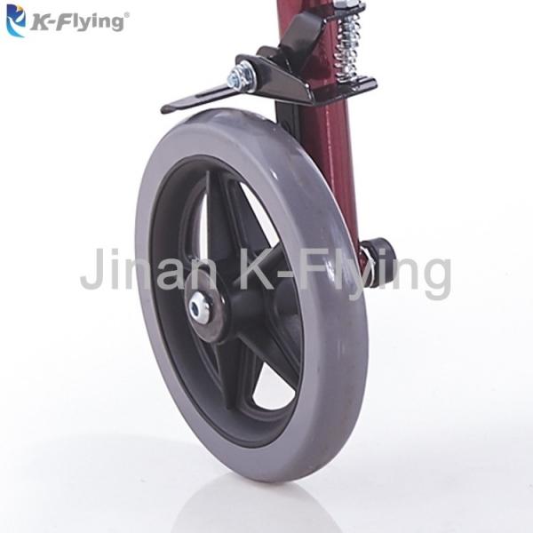 Ходок Rollator складчатости каретного медицинского оборудования реабилитации алюминиевый