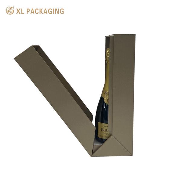  XL Packaging Custom Packaging Box Factory Paper Alcohol Whisky Wine Packaging Box Cardboard Magnetic Double Door Gift Box