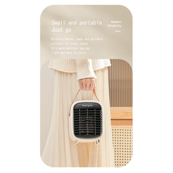 Office Electric PTC Ceramic Space Heater 600W Mini Small Room Heater