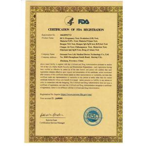 Orient New Life Medical Co.,Ltd. Сертификации