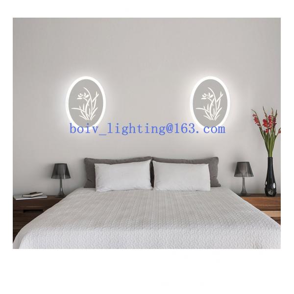 Iron  Acrylic Indoor Light Bathroom LED Wall Lamp Aluminum 22W