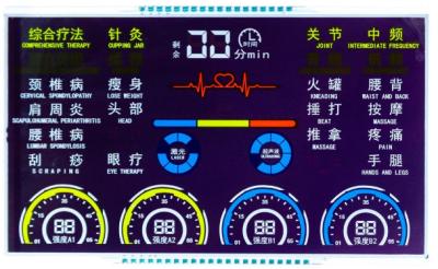 VDD 4.5V Large Sized Segment TN LCD Display For Medical Treatment
