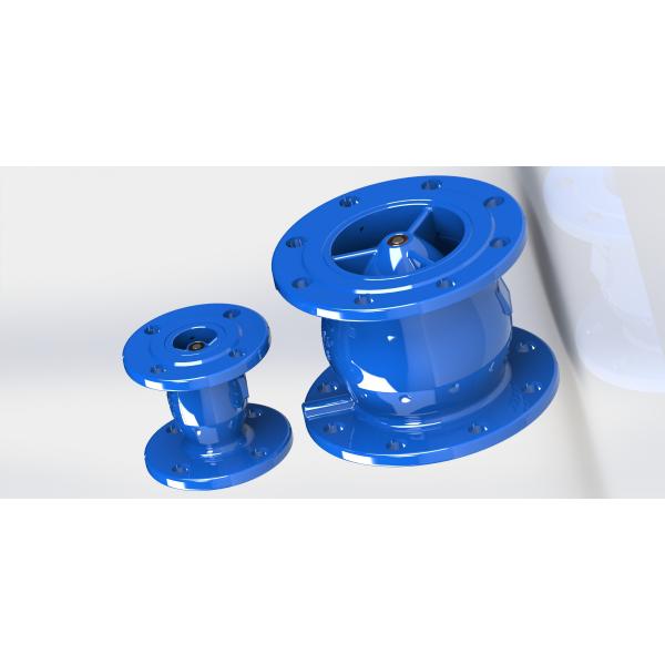 Вентилятор противопожарного давления PN16 с резиновым диском