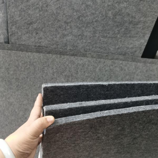 IPX4 Waterproof Certified PET Sound Absorbing Panels Endure Humid Conditions Fire Hazards