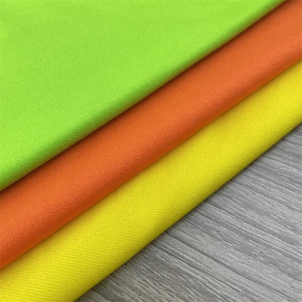 Waterproof Flame Retardant Single Jersey 100% Polyester Fabric for Life Jacket and Arm Bag