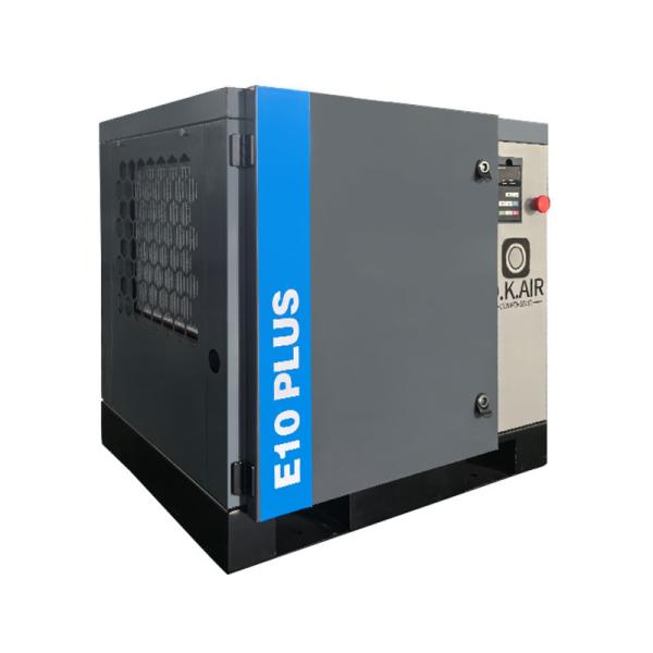 3 Phase 10 HP Variable Speed Rotary Screw Air Compressor With Built In Dryer And Tank
