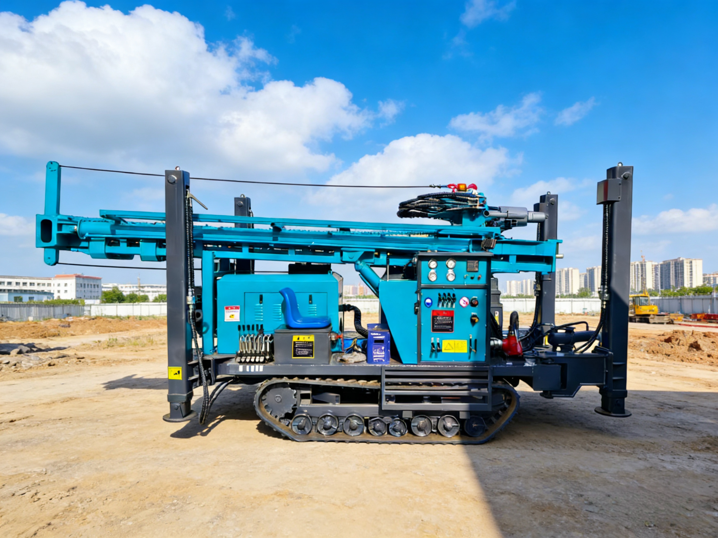 105-305mm Diameter Multi-Method Drilling Rig  For Loose Layer & Bedrock