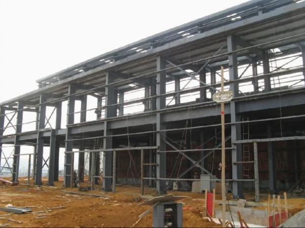 Clear Span Steel Pre Engineered Metal Building Column Framed Prefab Industry Prefab House