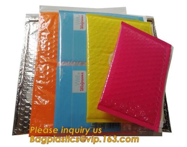 Slider Padded Bags/Colorful k Bubble Bags,Zipper Bubble Bag Postage Packaging Anti-static Packaging Heat Insulatio