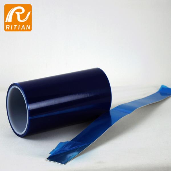 PE Self Adhesive Stainless Steel Protective Film Metal Surface Wrapping Film 50 Mic RoHS Cetificated Tape