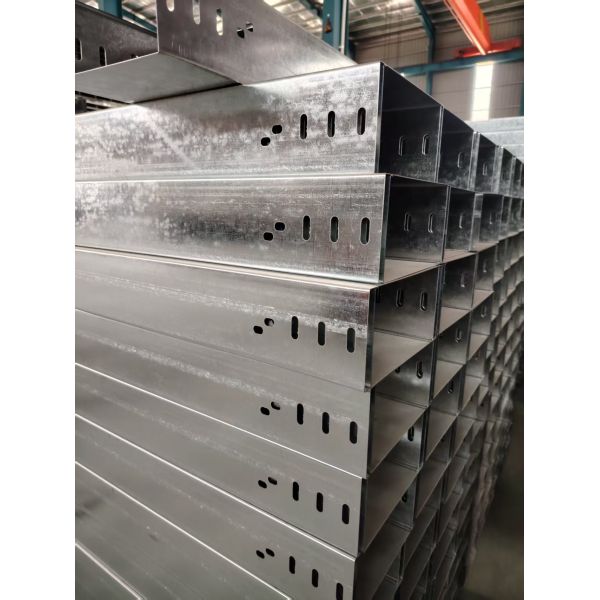 Hot Dipped Galvanized Steel Industrial Cable Ladder Anti-corrosion Long Life Ventilated Design Construction Cable Laying Tray