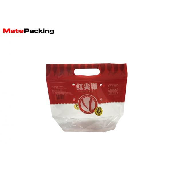 PET / CPP Plastic Food Storage Bags , Laminated Vegetable Plastic Bags