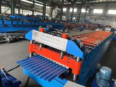 Couvrir le petit pain ondulé en métal formant l'épaisseur de la largeur 0.8mm de la machine 762mm