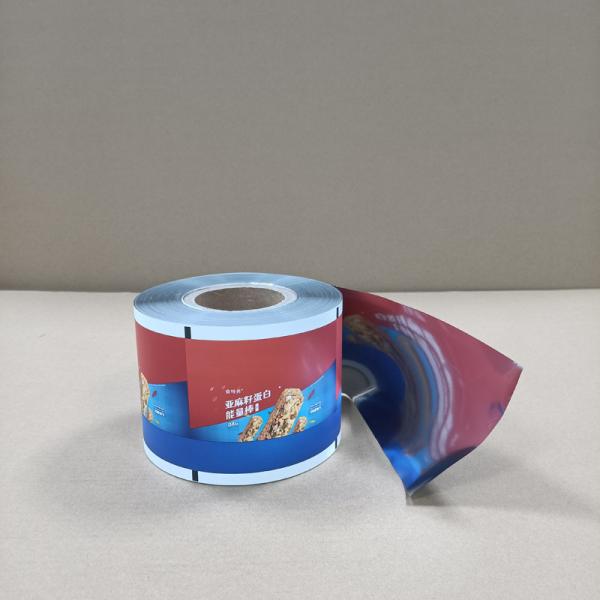Custom Printed Energy Bar Film Roll 10-Color Gravure  Odor Proof
