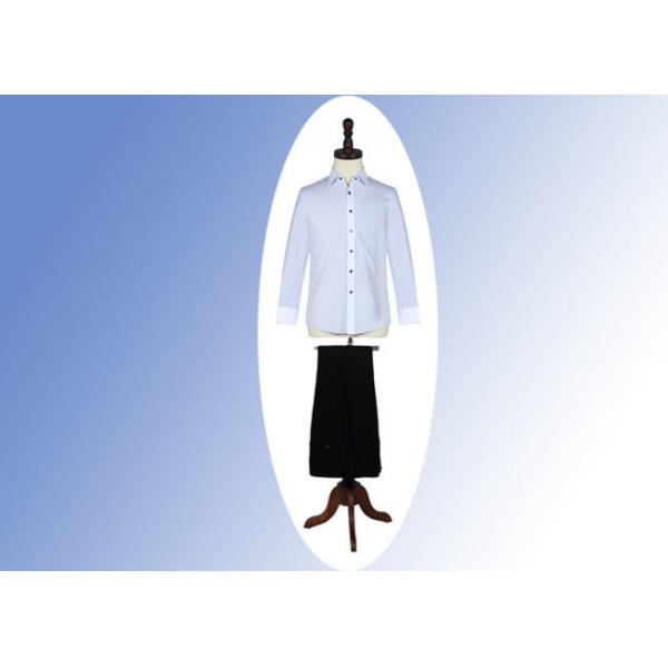 Casual Corporate Office Work Uniforms , Durable Men's Long Sleeve Business Shirts