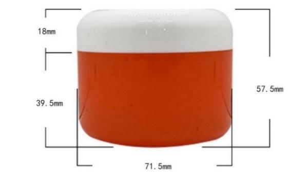 100ml Cosmetic Jar Customized Face Cream Jar with Srew Cap