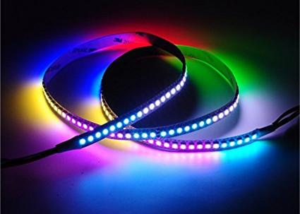 WS2812B Full Color Magic RGB LED Strip Advertising 1m 144LEDS 120 Degree