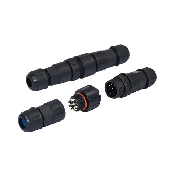 Electric Plug Waterproof 2 3 4 5 6 Pin M16 Cable Connector For LED Lighting Outdoor