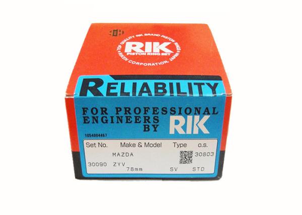 Gasoline Engine ZYV Mazdaspeed 3 Piston Rings 4 Cylinder  Rik 30090
