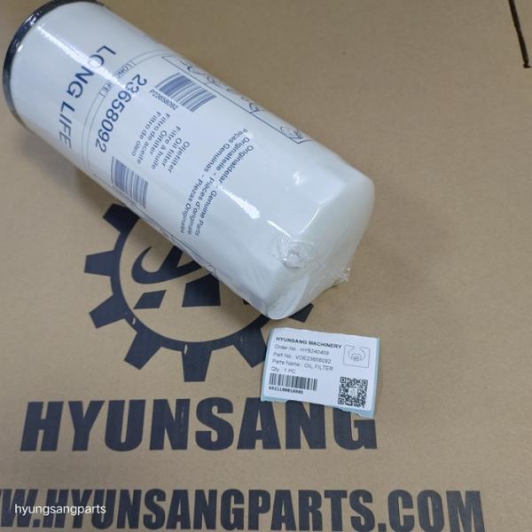 Части двигателя Hyunsang Оливковый фильтр VOE 23658092 VOE 23658092 Для строительных машин