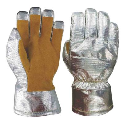 Resistência de rasgo de couro de Gloves Proximity Gloves do sapador-bombeiro do couro flexível