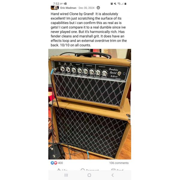 Overdrive Special by Grand, ODS20, 50, 100W, JJ Tubes