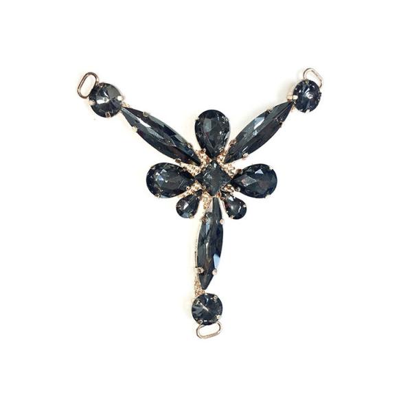 Customized T Style Women Shoe Accessories Iron Or Copper Material