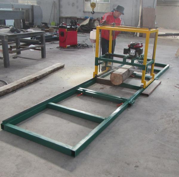 Horizontal Cutting Electrical Chainsaw Mill Portable,Cheap Gasoline Chain Sawmill